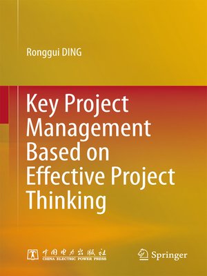 cover image of Key Project Management Based on Effective Project Thinking